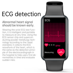 KH06 Health Fitness Activity Tracker ECG EKG Blood Pressure Bluetooth Call
