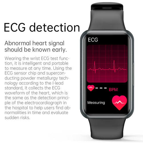 KH06 Health Fitness Activity Tracker ECG EKG Blood Glucose Blood