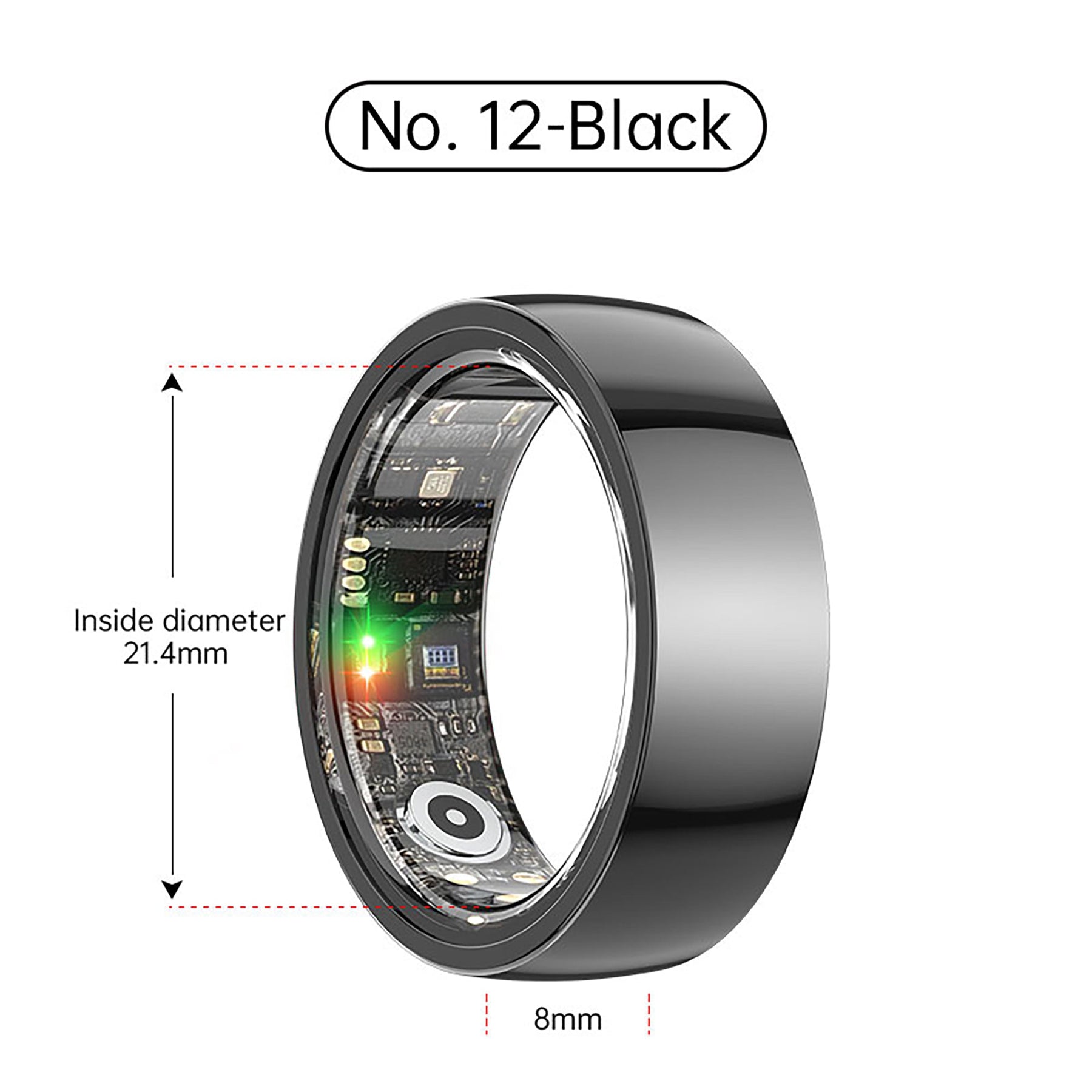 KR001 Health Smart Ring 5-day Battery Life Sports Heart Rate Blood Oxygen Blood Pressure Sleep Health Tracker