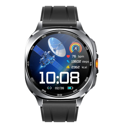 KH400 1.43" AMOLED GPS Positioning Outdoor Sports Watch, Altimeter/Barometer/Compass, Heart Rate SpO2 Blood Pressure Sleep,  AI watch Face/AI Q&A/3ATM Waterproof/128 Sports Modes