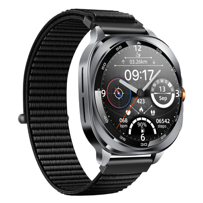 KH400 1.43" AMOLED GPS Positioning Outdoor Sports Watch, Altimeter/Barometer/Compass, Heart Rate SpO2 Blood Pressure Sleep,  AI watch Face/AI Q&A/3ATM Waterproof/128 Sports Modes