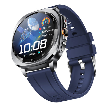 KH400 1.43" AMOLED GPS Positioning Outdoor Sports Watch, Altimeter/Barometer/Compass, Heart Rate SpO2 Blood Pressure Sleep,  AI watch Face/AI Q&A/3ATM Waterproof/128 Sports Modes