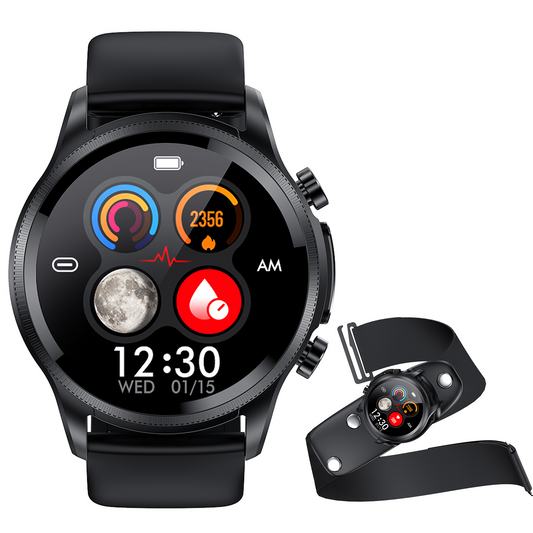 KH04 ECG PTT HRV Blood Oxygen Heart Rate Blood Pressure blood sugar Round