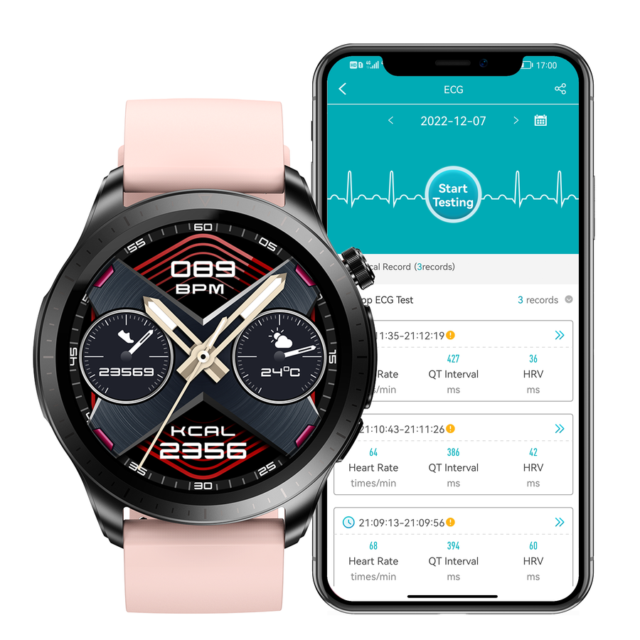 KH42 Intelligent Blood Pressure and Blood Glucose ECG Monitoring Watch