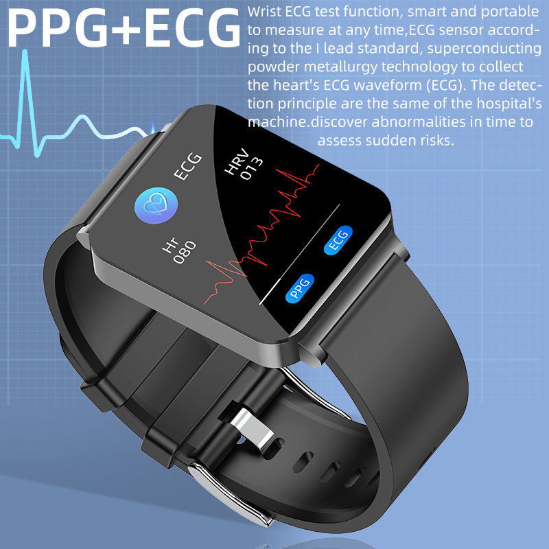 KHS3 Heart Rate Temperature Blood Oxygen Blood Glucose Monitor Testing ECG PPG