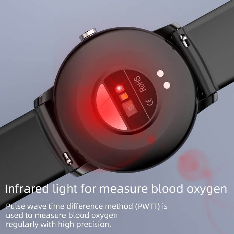 KHS2 Health Fashion Watch Hear Rate Monitoring Blood Pressure Blood Oxygen NFC